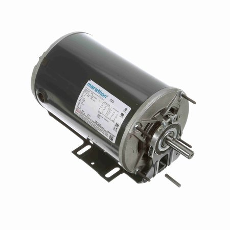 MARATHON Motor 1 Hp Fan And Blower Hvac/R Motor, 3 Phase, 1800 Rpm, 230/460 V, 56 Frame, Tenv K525A